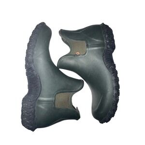 Bogs Basin Chelsea Men 8 Green Waterproof Rain Boots  Rubber Gardening